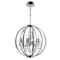 Silver Orchid Daix Chrome 5 Light Chandelier