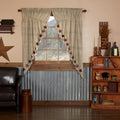 Abilene Star Prairie Curtain Set 63 X 36