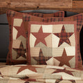 Abilene Star Quilted Cotton Euro Sham