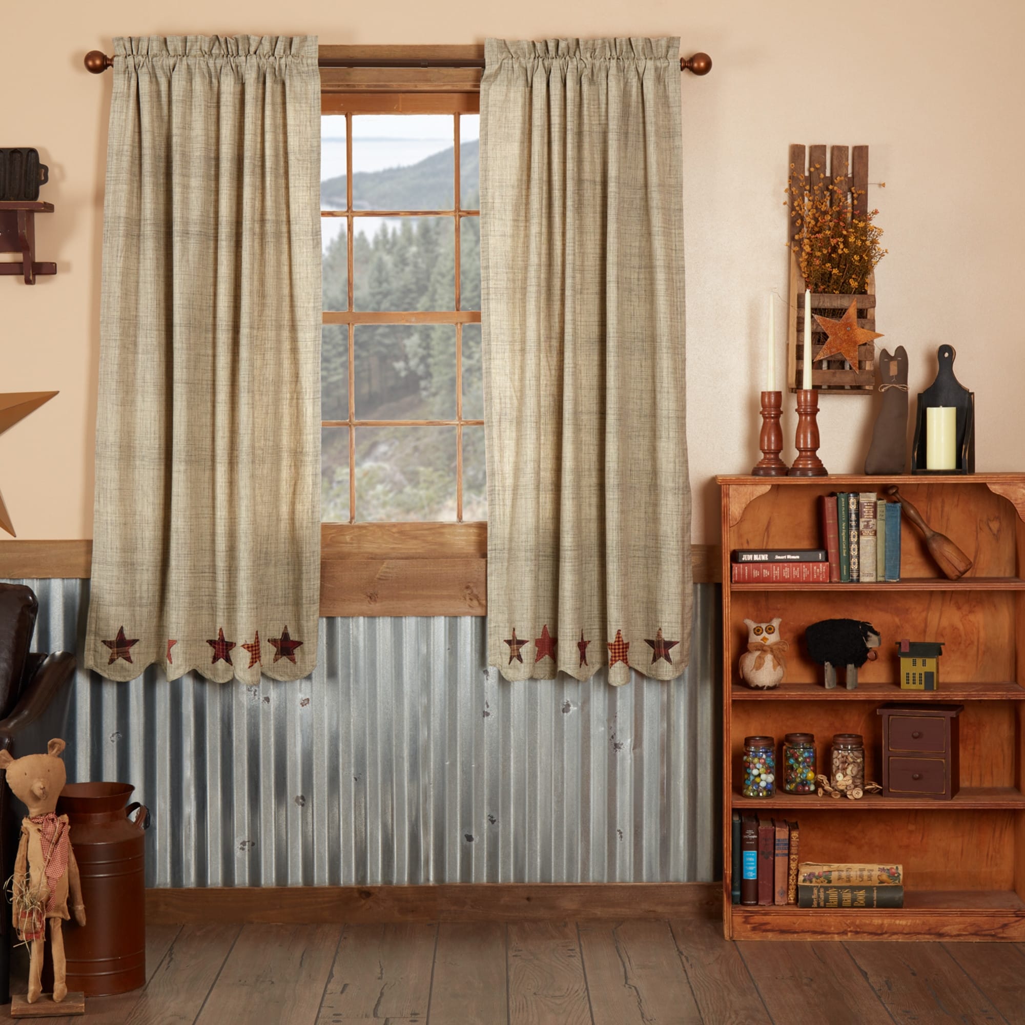 Abilene Star Short Panel Set 63 X 36