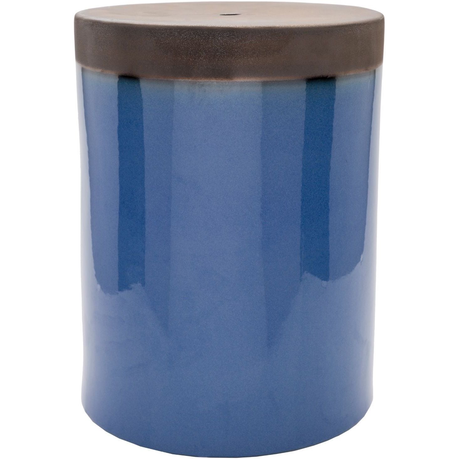 Abington Ceramic Outdoor Stool 12 X 12 X 18