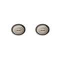 Abode Homewares Blackened Wood Bone Merge Pet Saucer 0.75 Cups Black Set Of 2