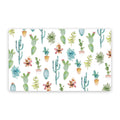 Abode Homewares Cactus Melamine Pet Feeding Placemat 19 X 11.5 Green Set Of 2