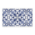 Abode Homewares Canyon Clay Melamine Pet Feeding Placemat 19 X 11.5 Indigo Set Of 2