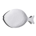 Abode Homewares Coastal Melamine Fish Serving Platter White 15 X 11.1
