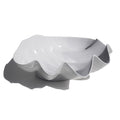 Abode Homewares Coastal Melamine Shell Serving Bowl White 14.9 X 13