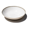 Abode Homewares Coastal Reactive Newwave Melamine Serving Bowl White 12