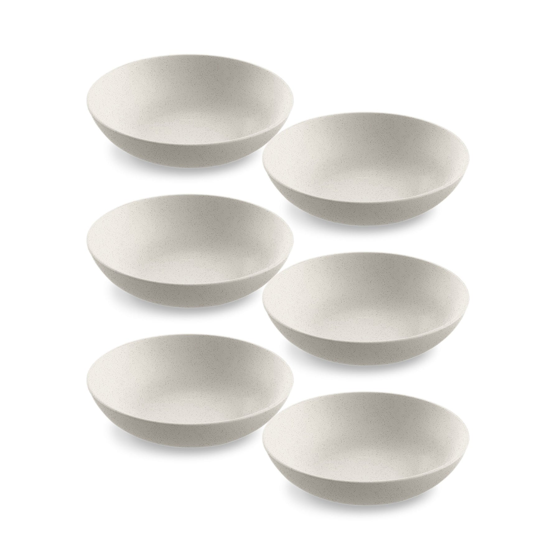 Abode Homewares Coupe Wheat Pp Bowl Brown 7.8 Set Of 6