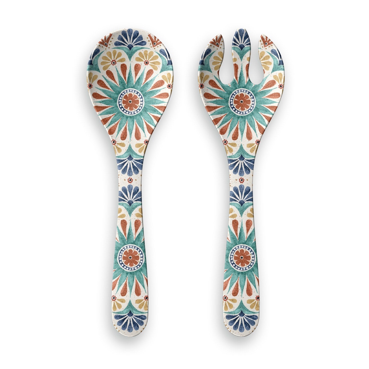 Abode Homewares Desert Rio Merge Serving Utensils Multicolor Set Of 2