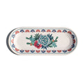 Abode Homewares Desert Succulent Newwave Melamine Serving Tray Cream 15 X 6.1
