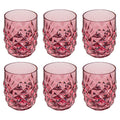 Abode Homewares Diamond Cut Acrylic Stemless Wine Glass 15.2 Oz Set Of 6