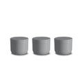Abode Homewares Duo Slate Melamine Mini Canister Grey
