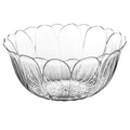 Abode Homewares Figural Flower Acrylic Serving Bowl Clear 14.09