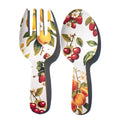 Abode Homewares Fruitstand Melamine Serving Utensils Multicolor Set Of 2