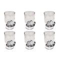 Abode Homewares Hammered Rustic Acrylic Wine Glass Clear 15 Oz Set Of 6