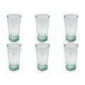 Abode Homewares Panel Acrylic Drinking Glass Clear Set Of 6