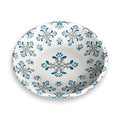 Abode Homewares Pawsitano Tile Planta Pet Saucer Small 0.75 Cups Blue Set Of 2