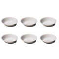 Abode Homewares Scallop Newwave Melamine Low Bowl Cream 7.9 Set Of 6