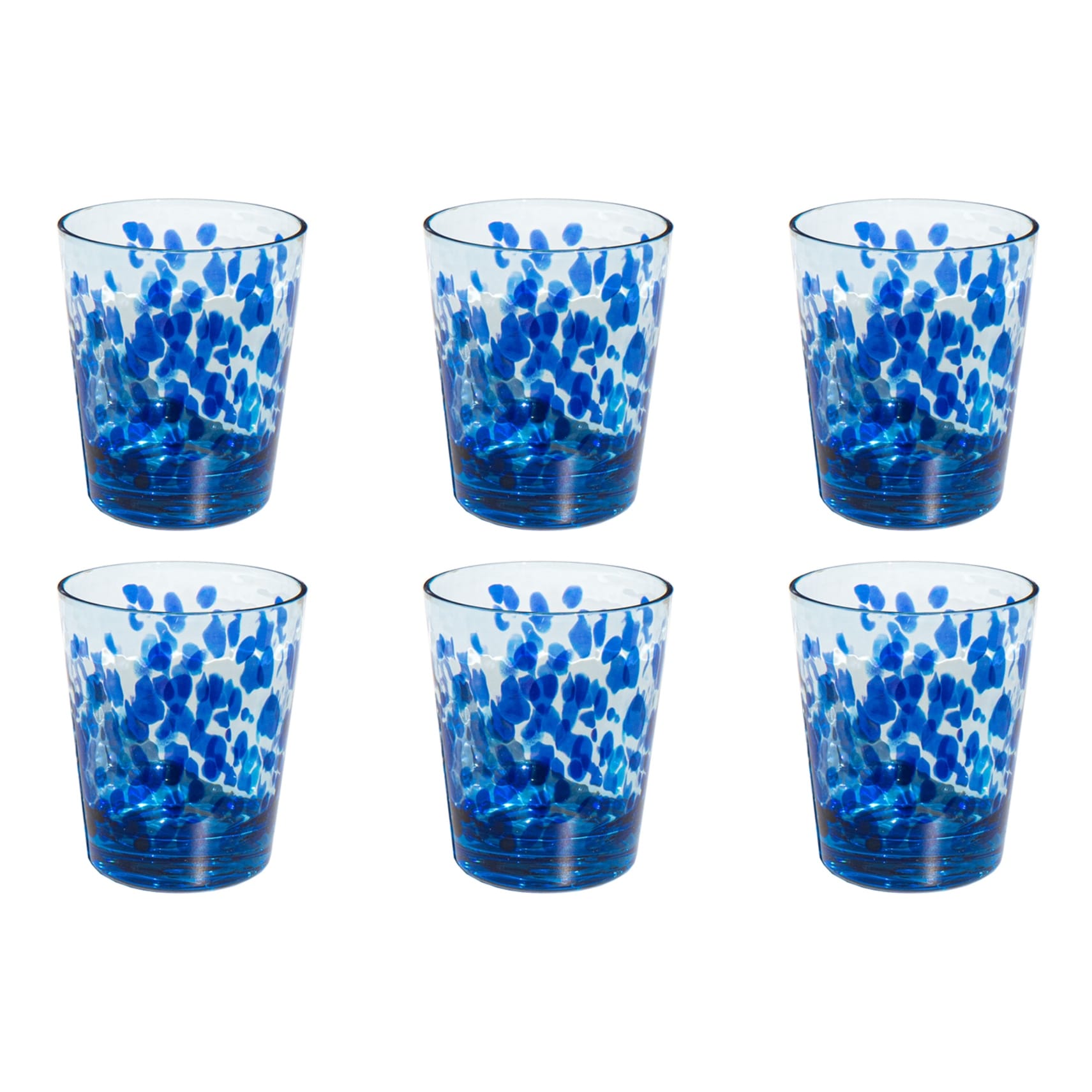 Abode Homewares Vetro Acrylic Drinking Glass Blue Set Of 6