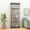 Abramo Industrial 5 Shelf Firwood Bookcase By Christopher Knight Home