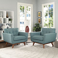 Absorb Mid Century Armchair Wood Set Of 2