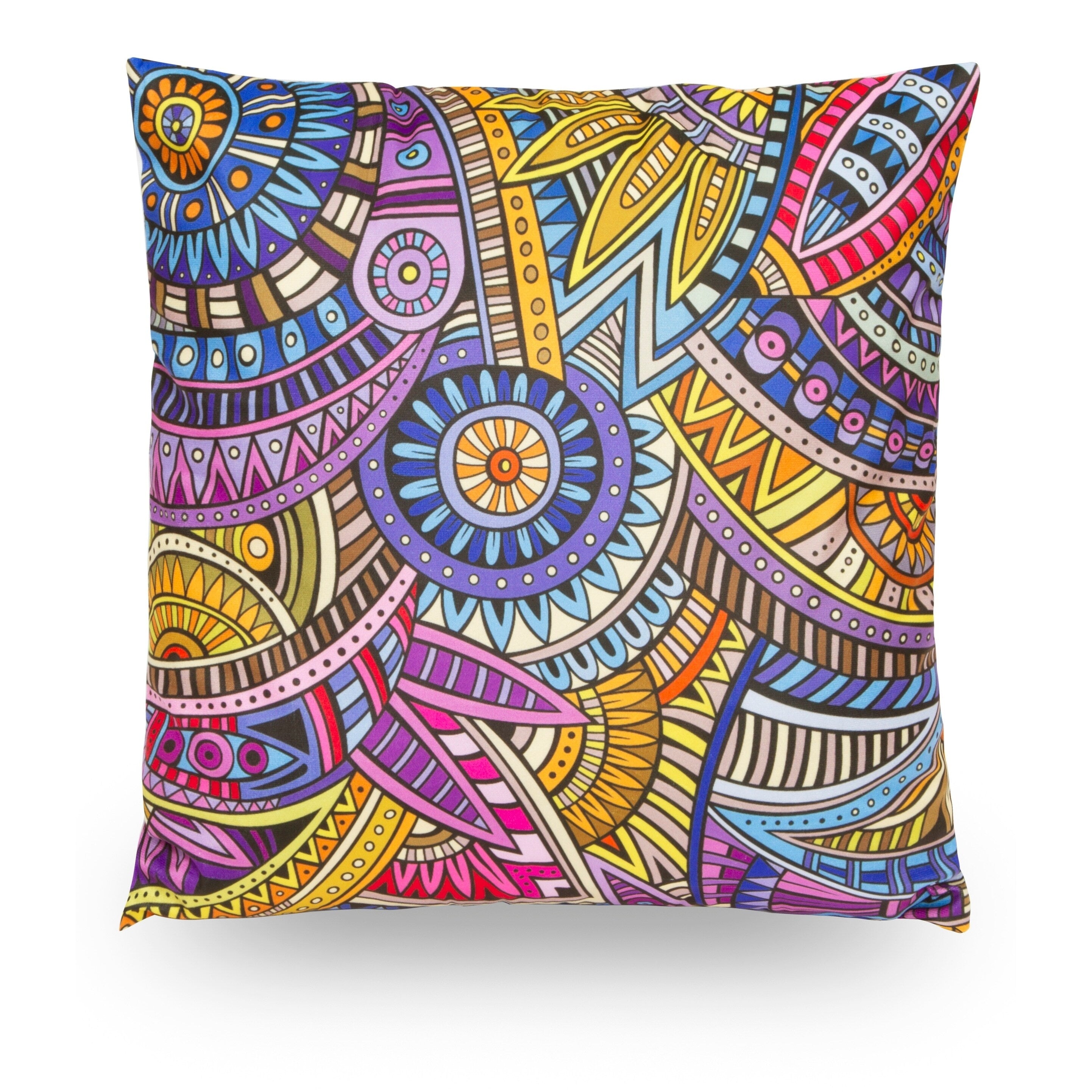 Abstract 18 Microfiber Throw Pillow Cover Decorative Pillowcase