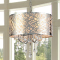 Abstract 4 Light Crystal Chandelier