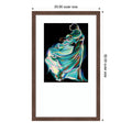 Abstract A Dancer In Motion By Corne Akkers Wood Framed Wall Art Print