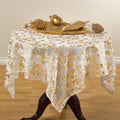 Abstract Brushed Foil Design Tablecloth