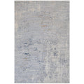 Abstract Dirilis Berber Blue Light Grey Rug
