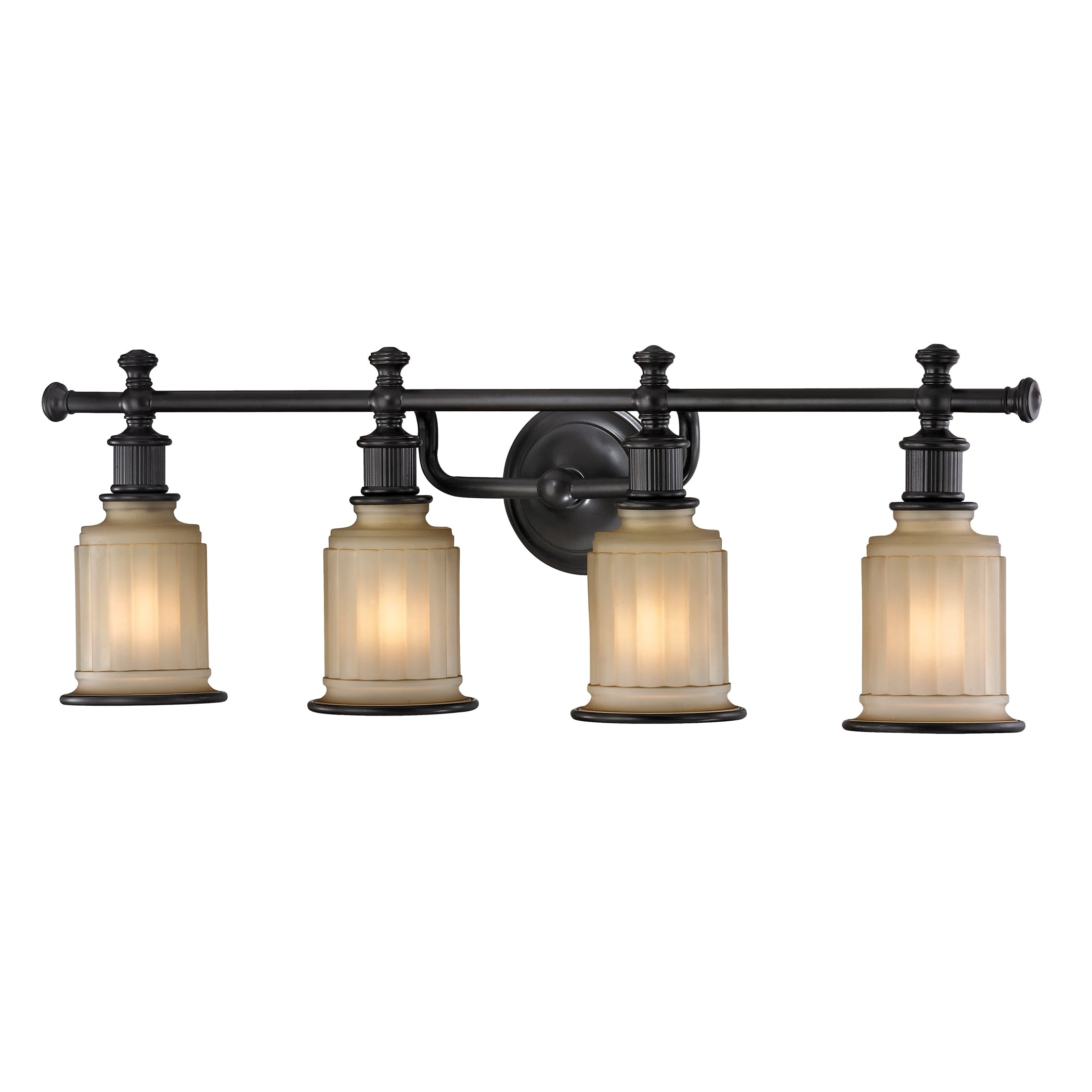 Acadia 4 Light Oil Rubbed Bronze Bath Fixture 4 Light