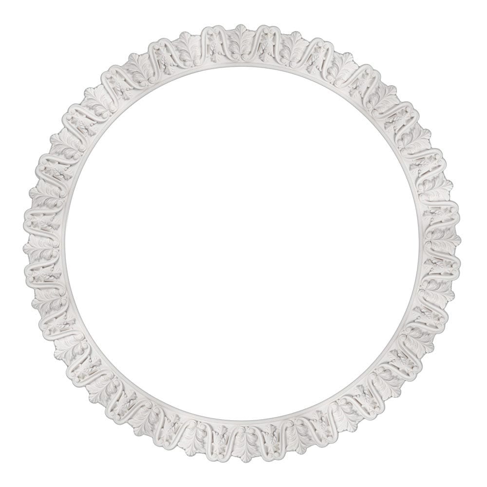 Acanthus Scroll 57 Inch Ceiling Ring 4 Parts
