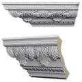 Acanthus And Dentil 5.5 Inch Crown Molding 8 Pieces