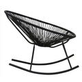 Acapulco Black Metal Frame Rocking Chair