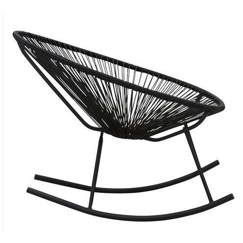 Acapulco Black Metal Frame Rocking Chair