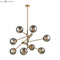 Accelerated Returns 34 Inch Wide 8 Light Chandelier In Aged Brass 34In W X 24In D X 24In H