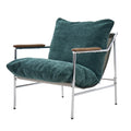 Accent Chair Comfy Reading Chair For Bedroom Upholstered Lounge Chair Mid Century Modern Arm Chair Sling Accent Chairs
