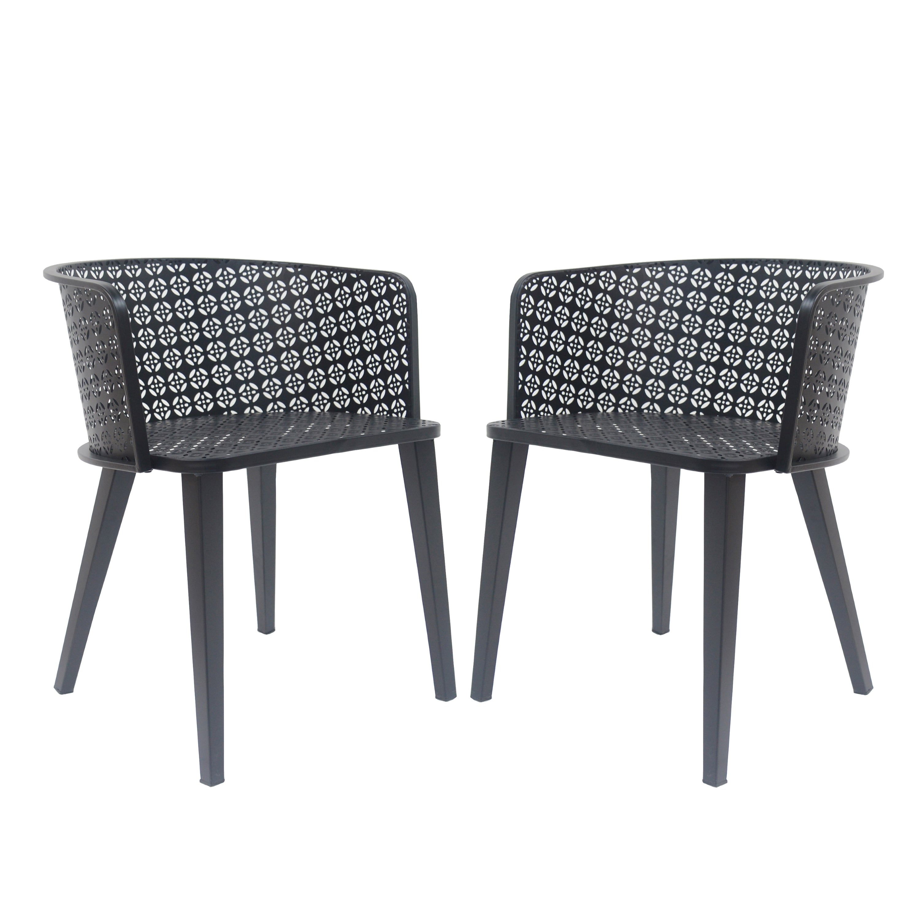 Accent Chair Outdoor Chairs Patio Armchairs With Iron Frame Club Chairs Leisure Chair Dining Chair Side Chair