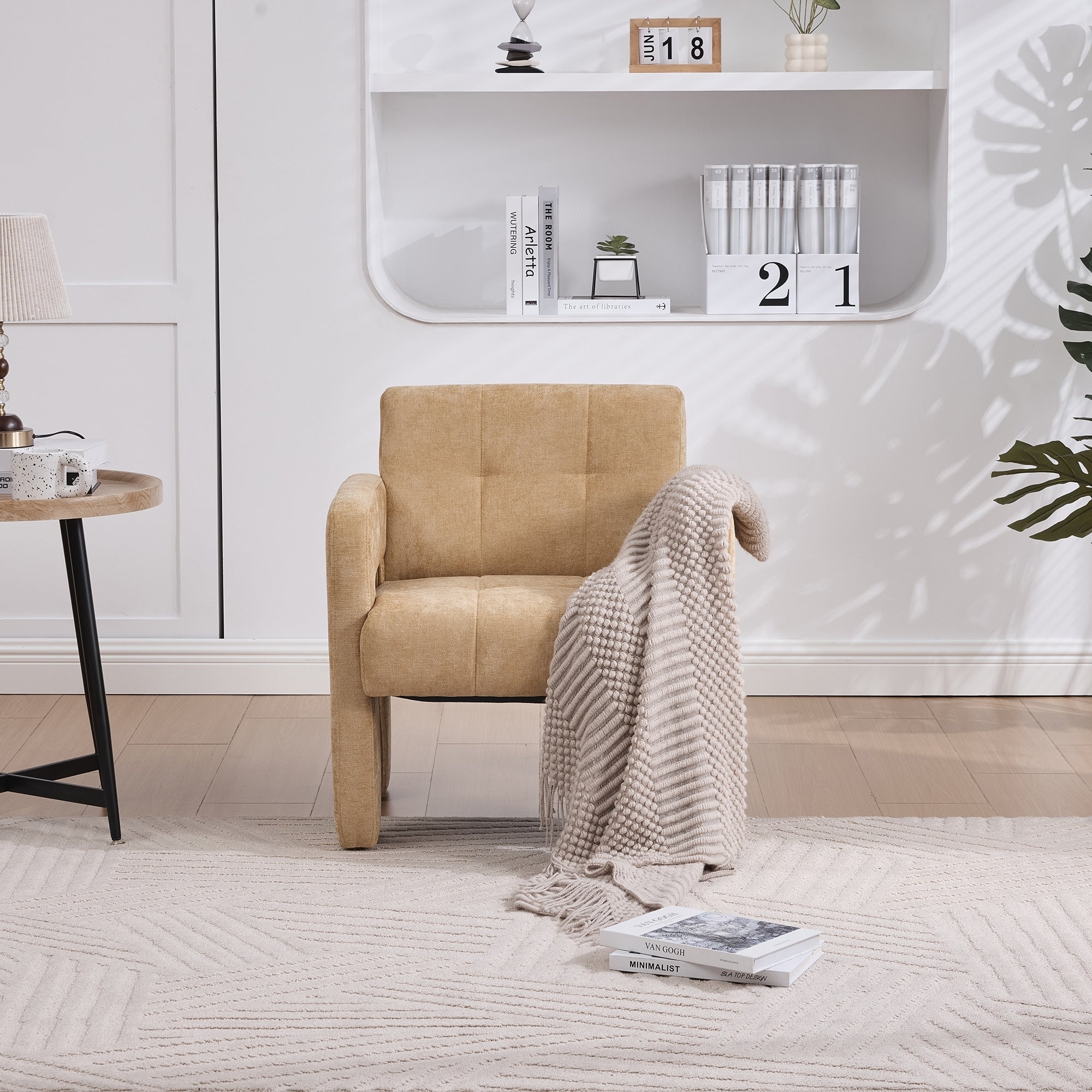 Accent Chair Side Chair Reception Chair Yellow Reading Chair Dressing Chair Leisure Chair Office Chair