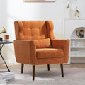 Accent Chair Chenille Arm Chairs For Living Room Upholstered Mordern Armchair Comfy Soft Padded Lounge Chair In Small Space