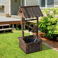 Outsunny Accent Rustic Wishing Well Fountain