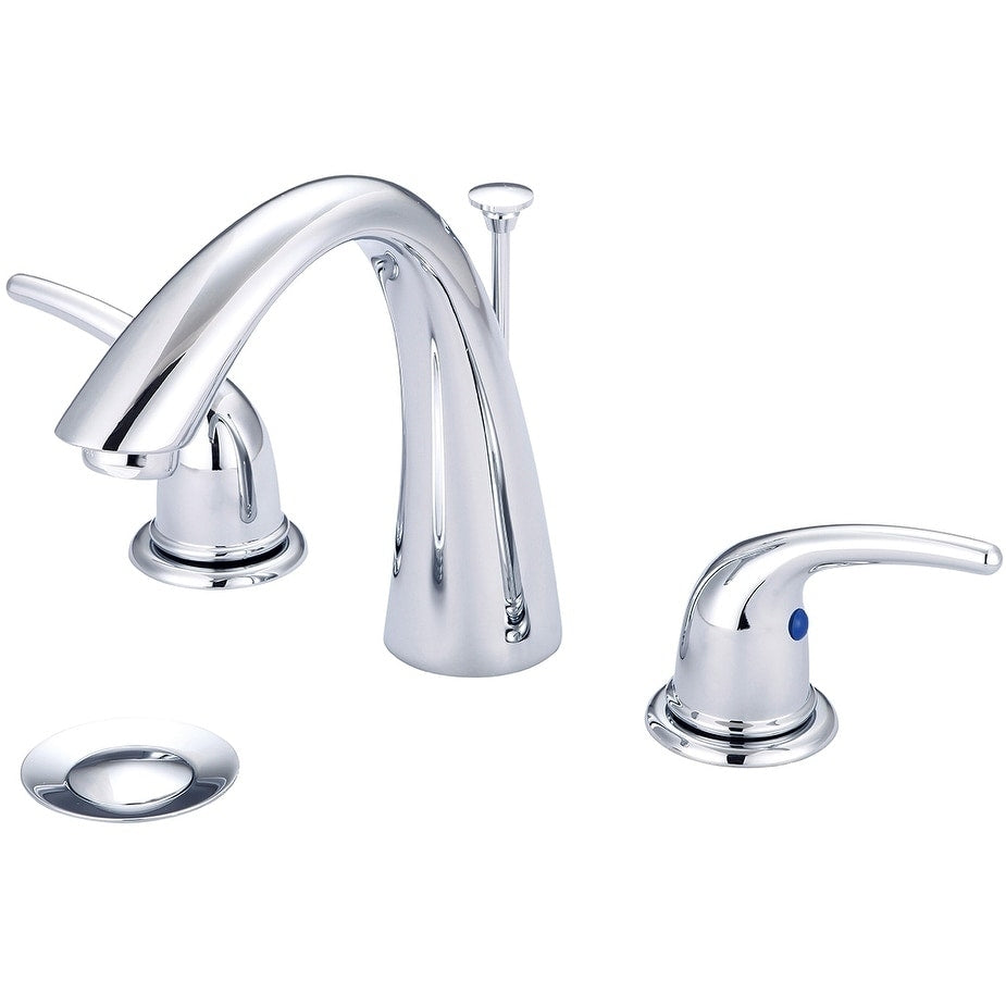 Accent Two Handle High Arc Widespread Bath Faucet With Pop Up Drain