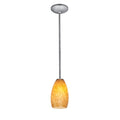 Access Lighting 28012 1R Bs Janine 1 Light Brushed Steel Downrod