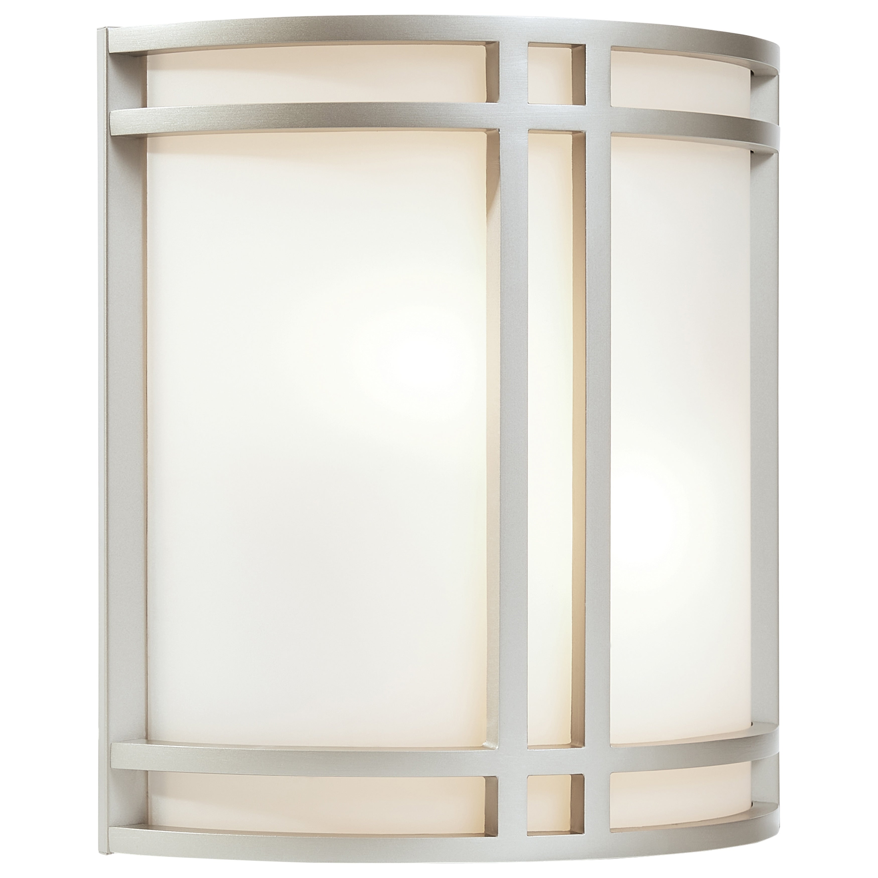 Access Lighting Artemis 2 Light Satin Wall Sconce With Opal Glass