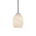 Access Lighting 28023 3R Whtfb Brandy Firebird 1 Light Led Pendant