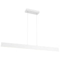 Access Lighting Carmel Matte White Led Rectangular Island Light With Acrylic Lens