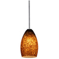 Access Lighting 28012 3R Brst Champagne 1 Light Led Pendant 5 Wide