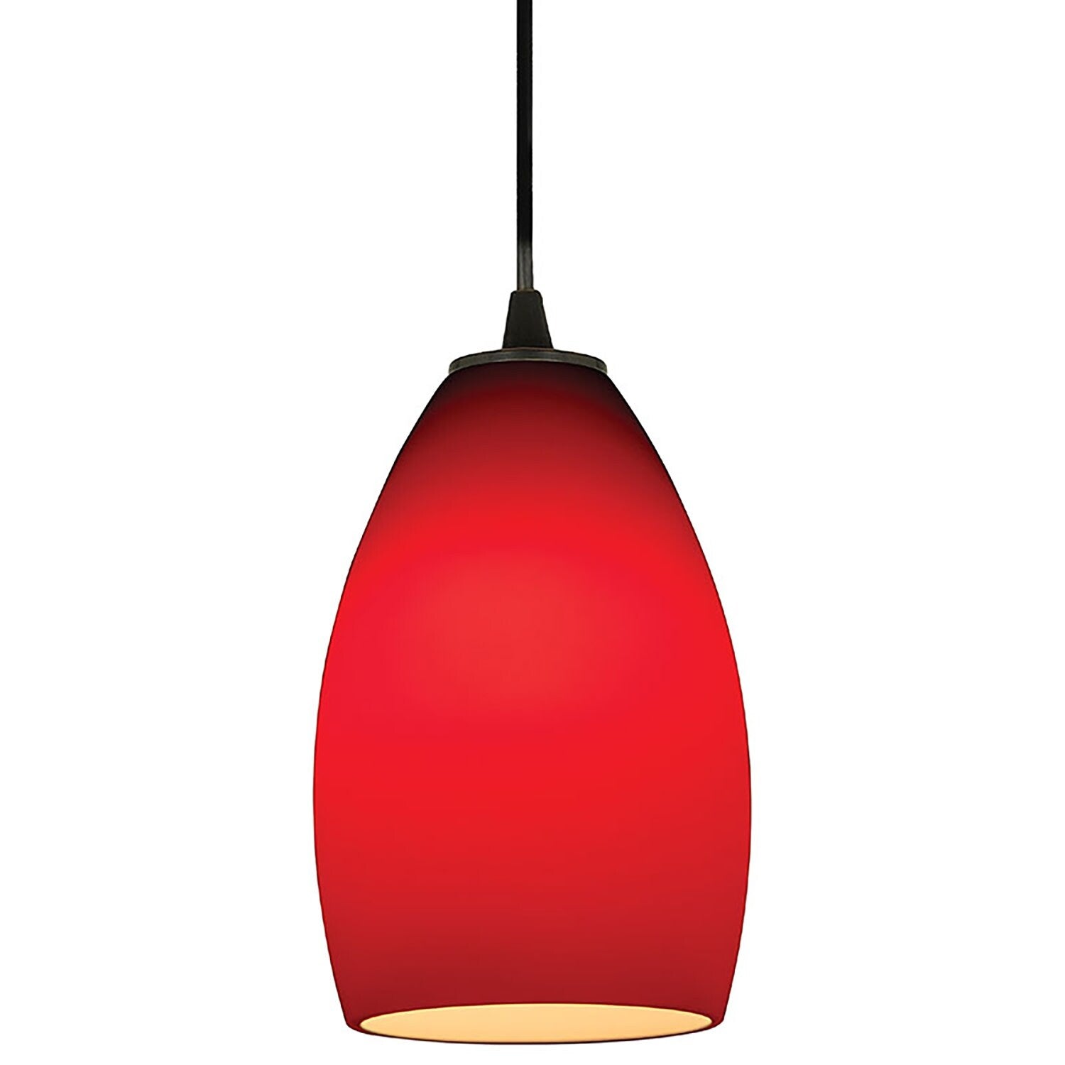 Access Lighting 28012 3C Red Champagne 1 Light Led Pendant 5 Wide