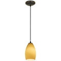 Access Lighting Champagne Bronze Cord Pendant With Maya Shade