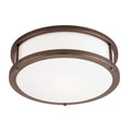 Access Lighting Conga 2 Light Bronze 16 Inch Flush Mount